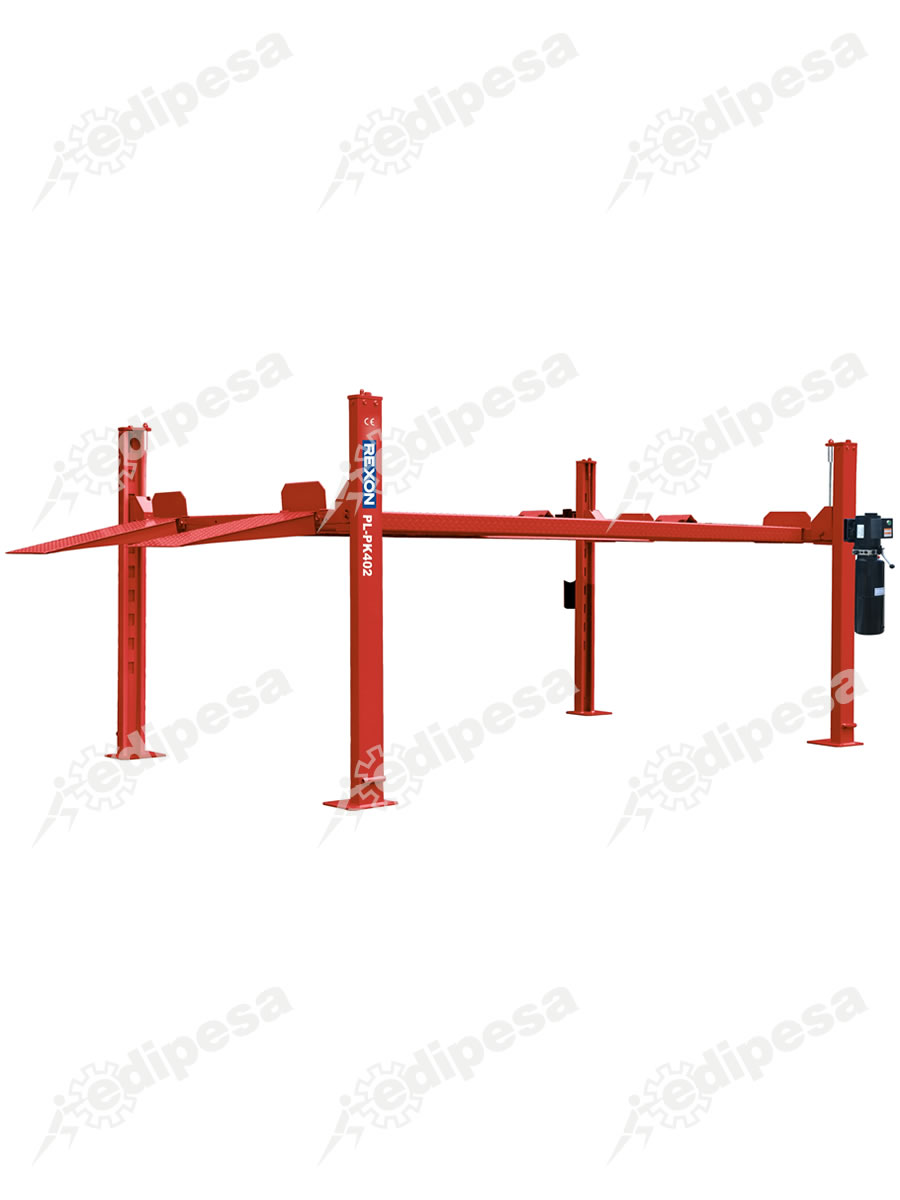 Estacionamiento para Autos REXON 4 Postes PL-PK402 3ton 1F