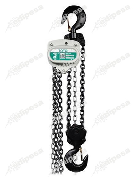 Tecle Manual TOYO 5 Ton 3.0 m de izaje